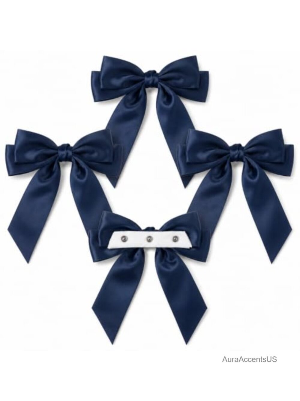 Satin Boot Bows Shoe Clips for Cowgirl Boots Western Accessories